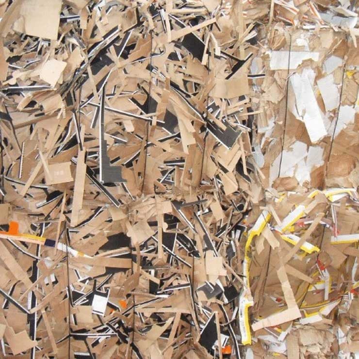 New corrugated shavings
